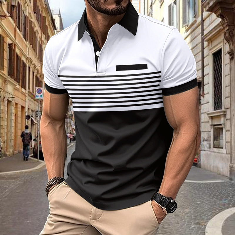 CLASSIC FIT STRIPED POLO SHIRT