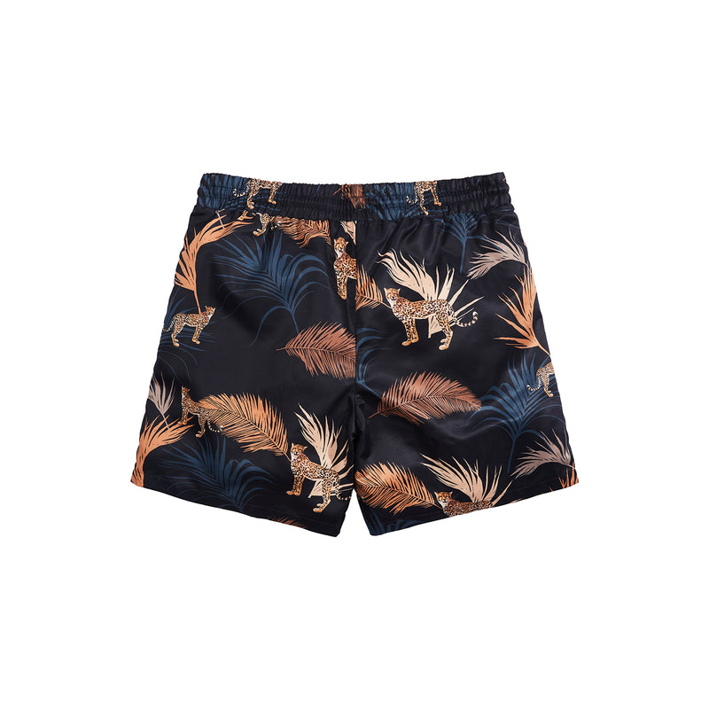 HAWAIIAN LEOPARD 11'' INSEAM SWIM TRUNKS